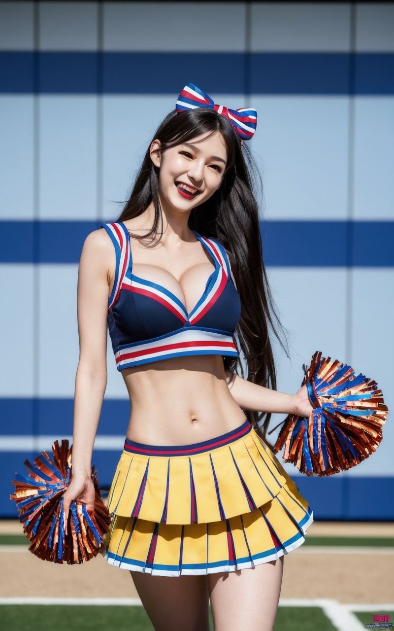 サンプル画像5:厳選チアリーダー(江愛  真紀) [d_475944]