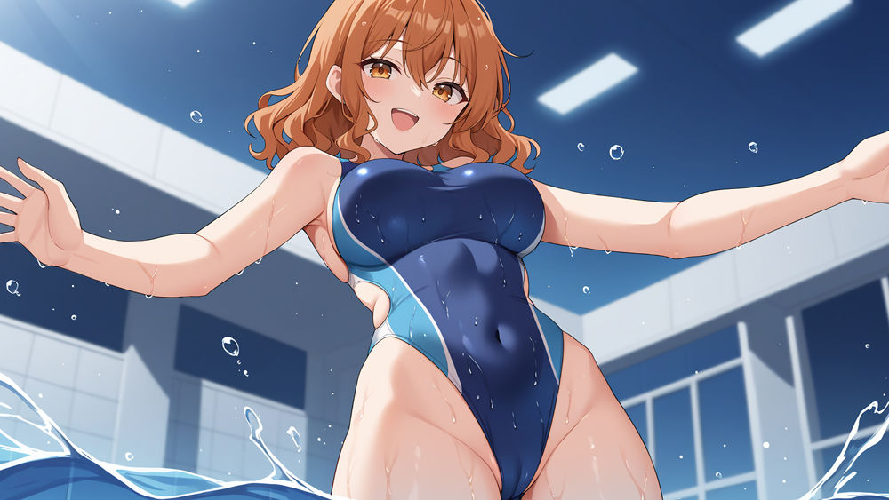 サンプル画像4:水泳部の蜜戯 〜放課後の競泳指導〜(ニート印刷所) [d_476000]