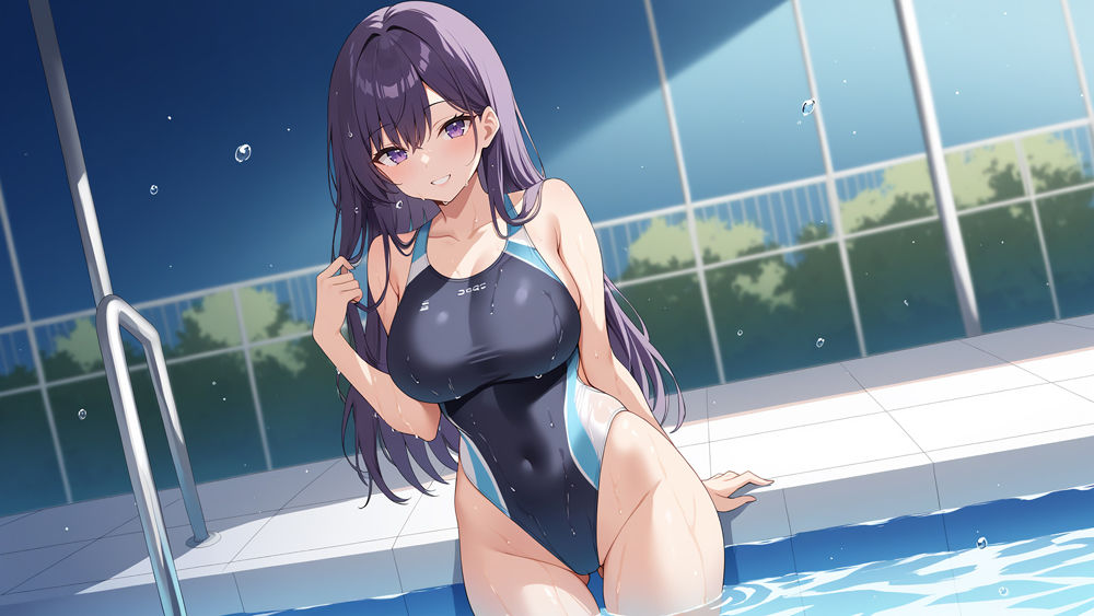 サンプル画像5:水泳部の蜜戯 〜放課後の競泳指導〜(ニート印刷所) [d_476000]