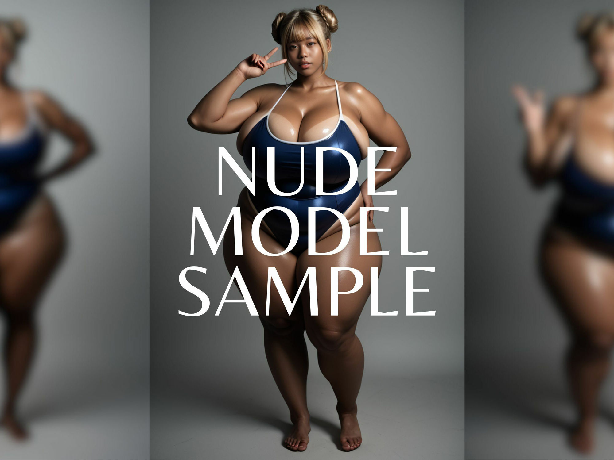 サンプル画像1:NIKUKAN NUDE MODEL_vol7_ギャルお姉ちゃん水泳部(肉感至上主義) [d_476024]