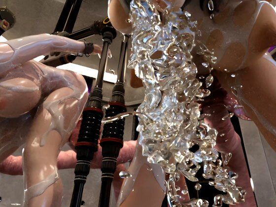 サンプル画像1:ぶっかけ触手と拘束女の強●どスケベ潮吹きショー(Hinano) [d_476043]