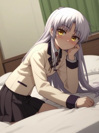 サンプル画像1:Angel Beats！の天使から送られてきた自撮り写真(自撮りサークル  イカスミ工房) [d_476047]