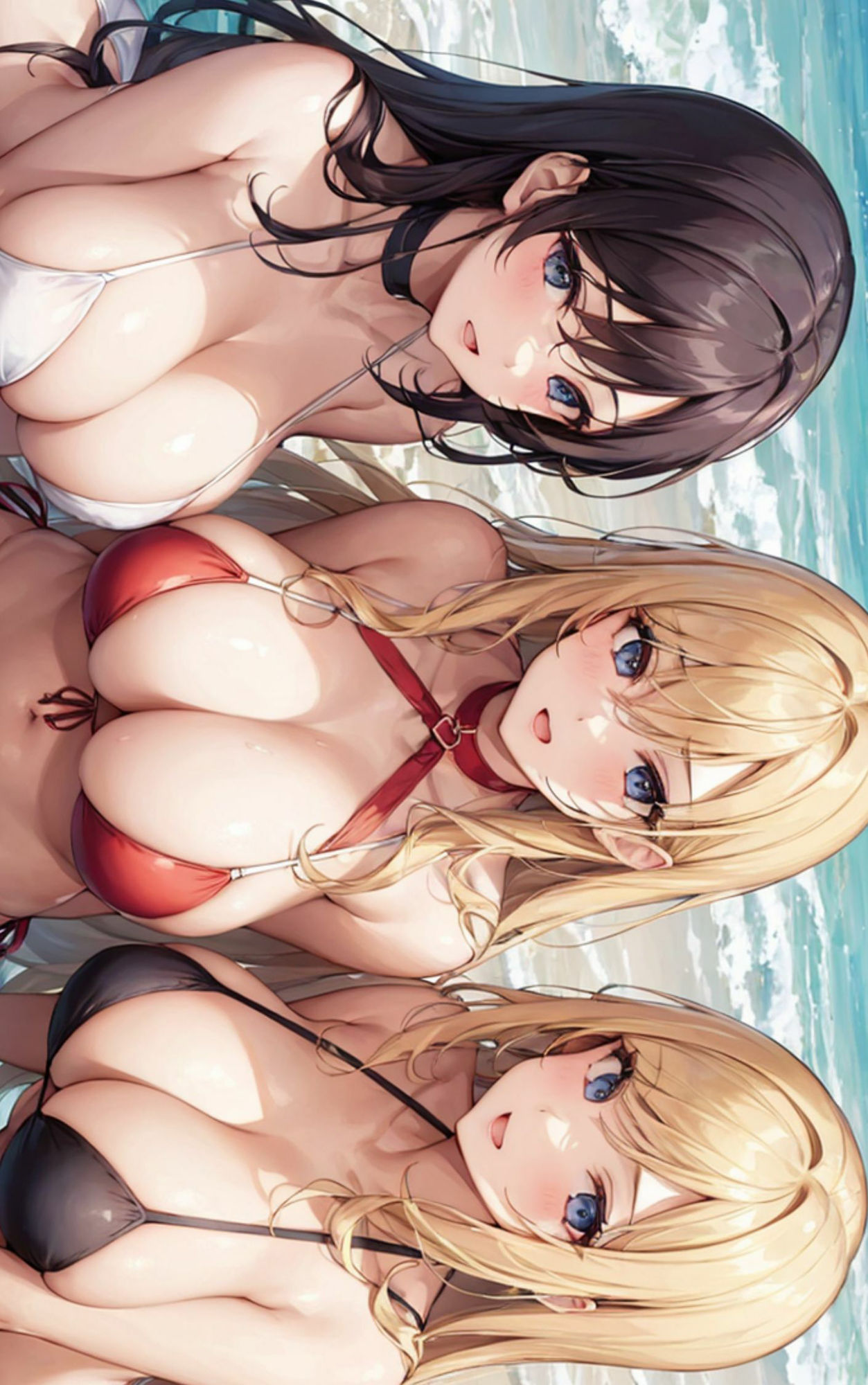 サンプル画像3:ビーチハーレム3(1der満) [d_476051]