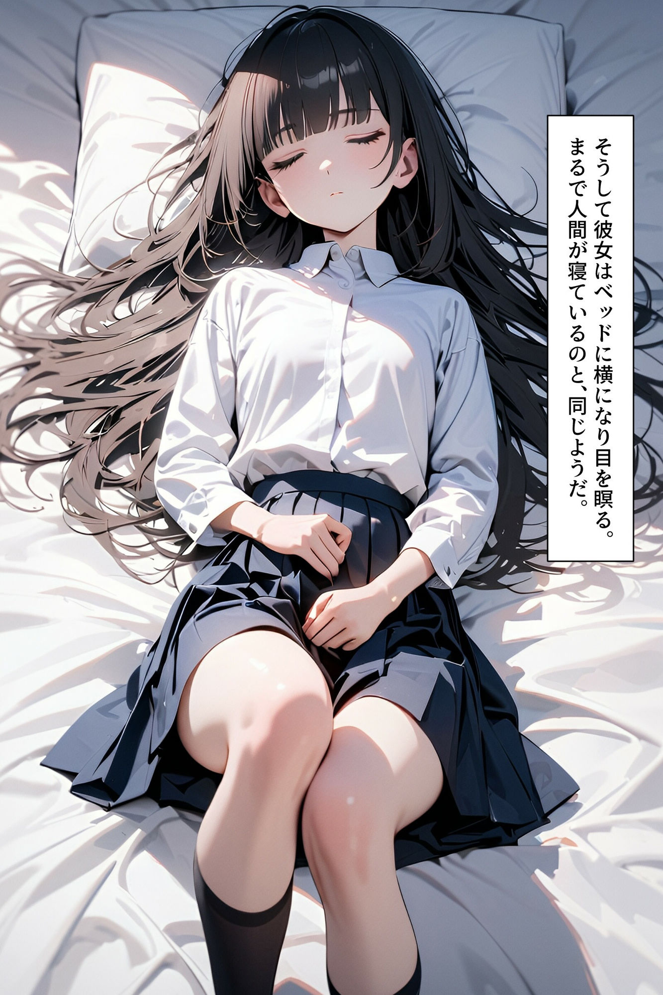 サンプル画像4:僕の彼女はアンドロイド【番外編】睡眠姦1(電脳戯画) [d_476126]