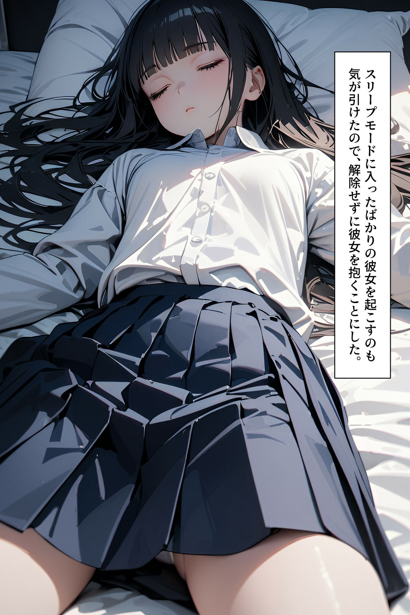 サンプル画像6:僕の彼女はアンドロイド【番外編】睡眠姦1(電脳戯画) [d_476126]