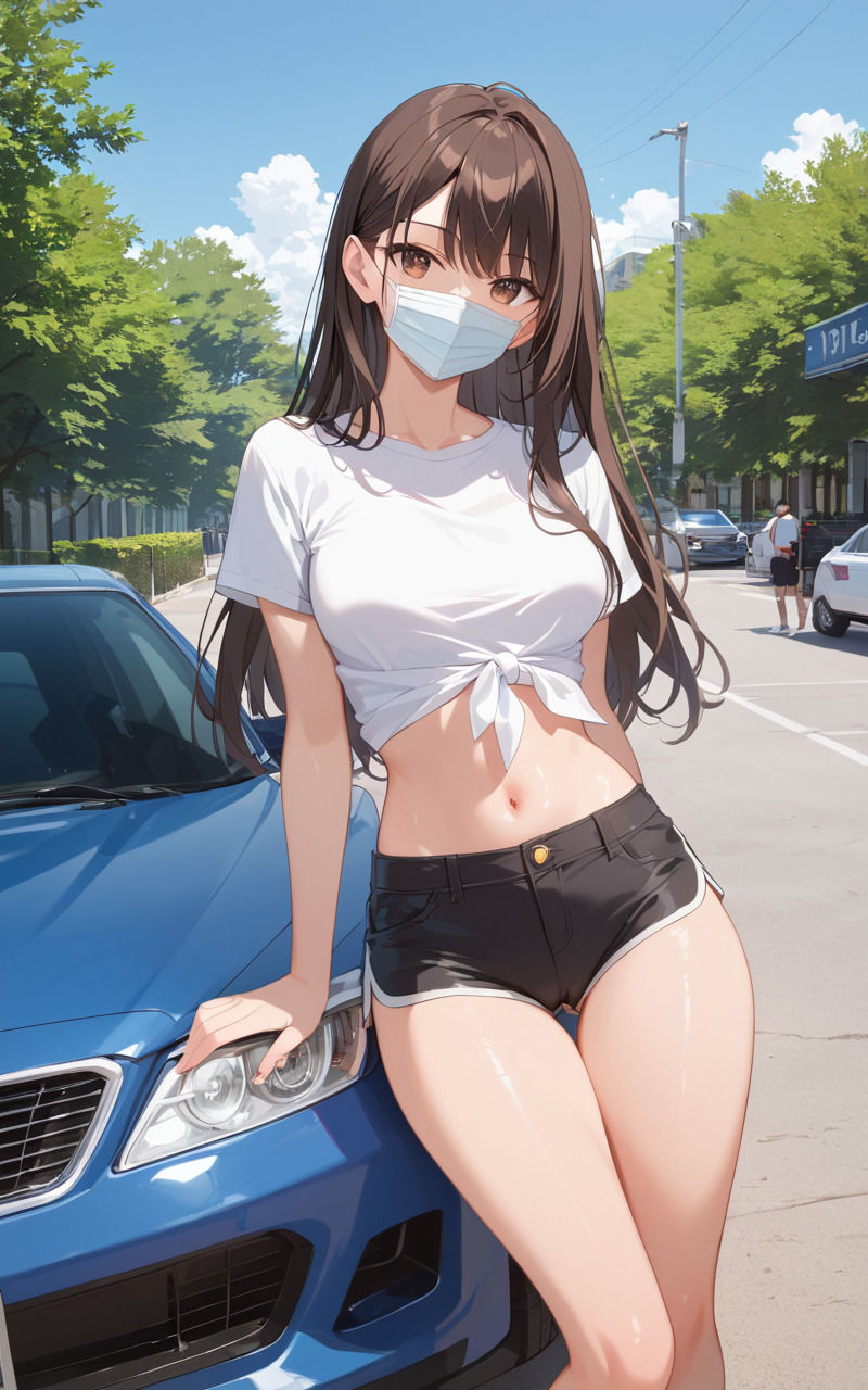 サンプル画像1:ナンパしたお姉さんとイチャラブSEX(謎の光) [d_476190]