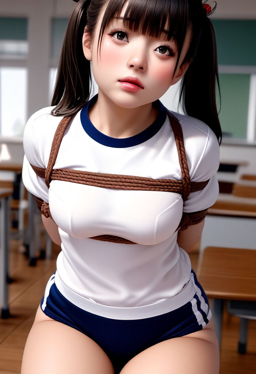 サンプル画像1:今日もまた縛られちゃいました〜ブルマ編vol.2〜(くろねこ倶楽部) [d_476204]