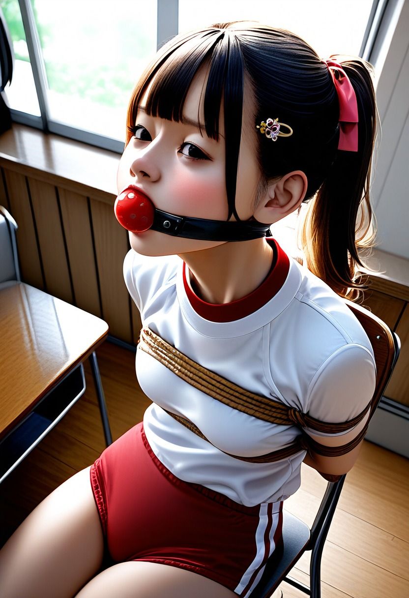 サンプル画像2:今日もまた縛られちゃいました〜ブルマ編vol.2〜(くろねこ倶楽部) [d_476204]