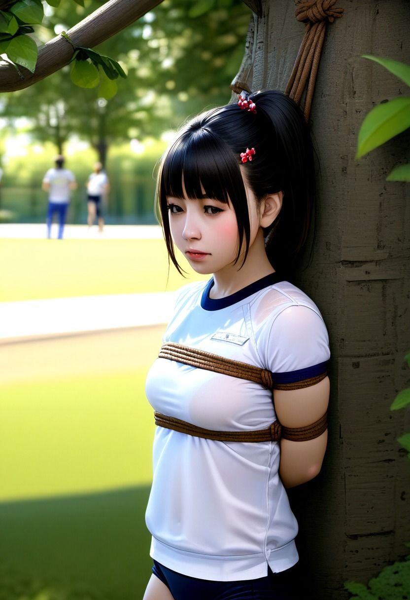 サンプル画像3:今日もまた縛られちゃいました〜ブルマ編vol.2〜(くろねこ倶楽部) [d_476204]