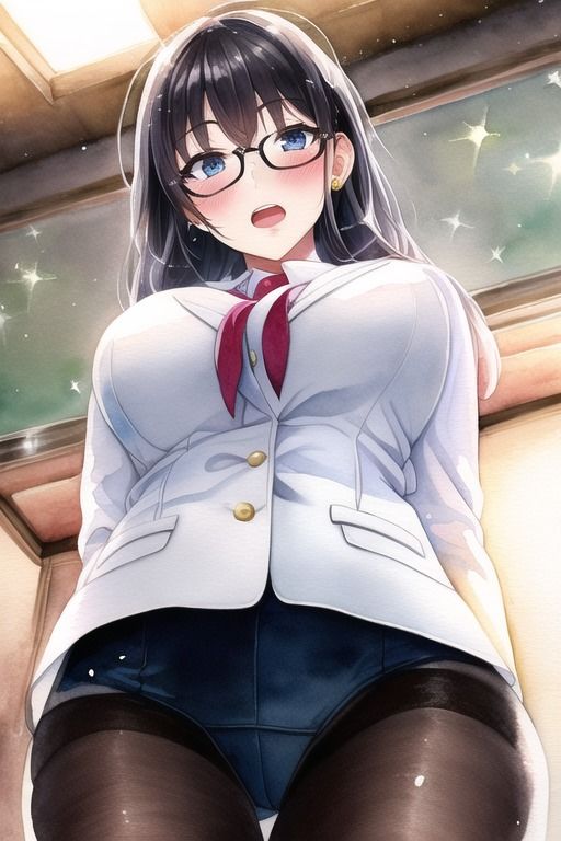 サンプル画像1:メガネ女教師の醜態(潮吹きジョニー) [d_476253]