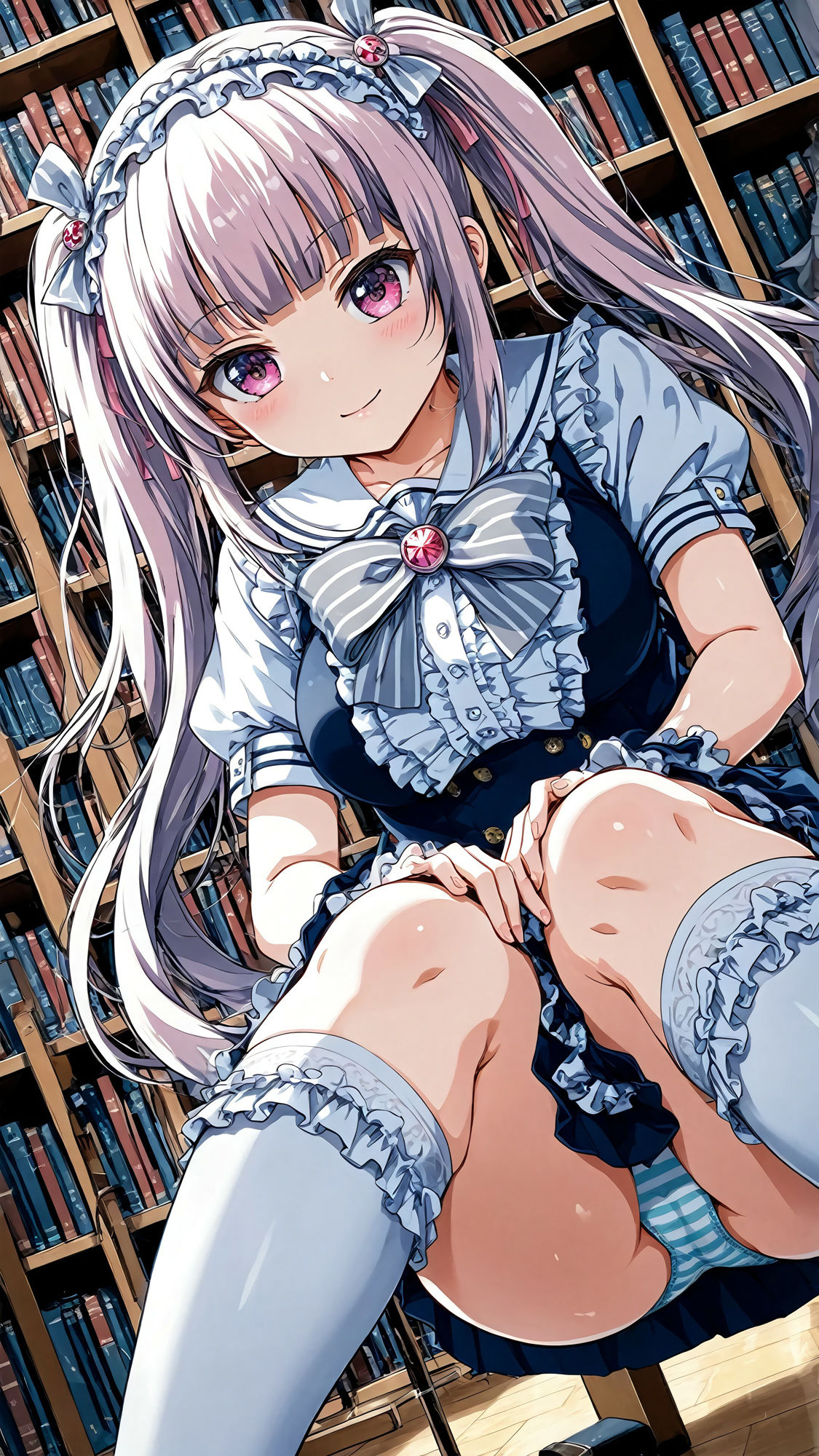 サンプル画像3:縞パン コレクションVol.4(む〜ん☆ないと) [d_476257]