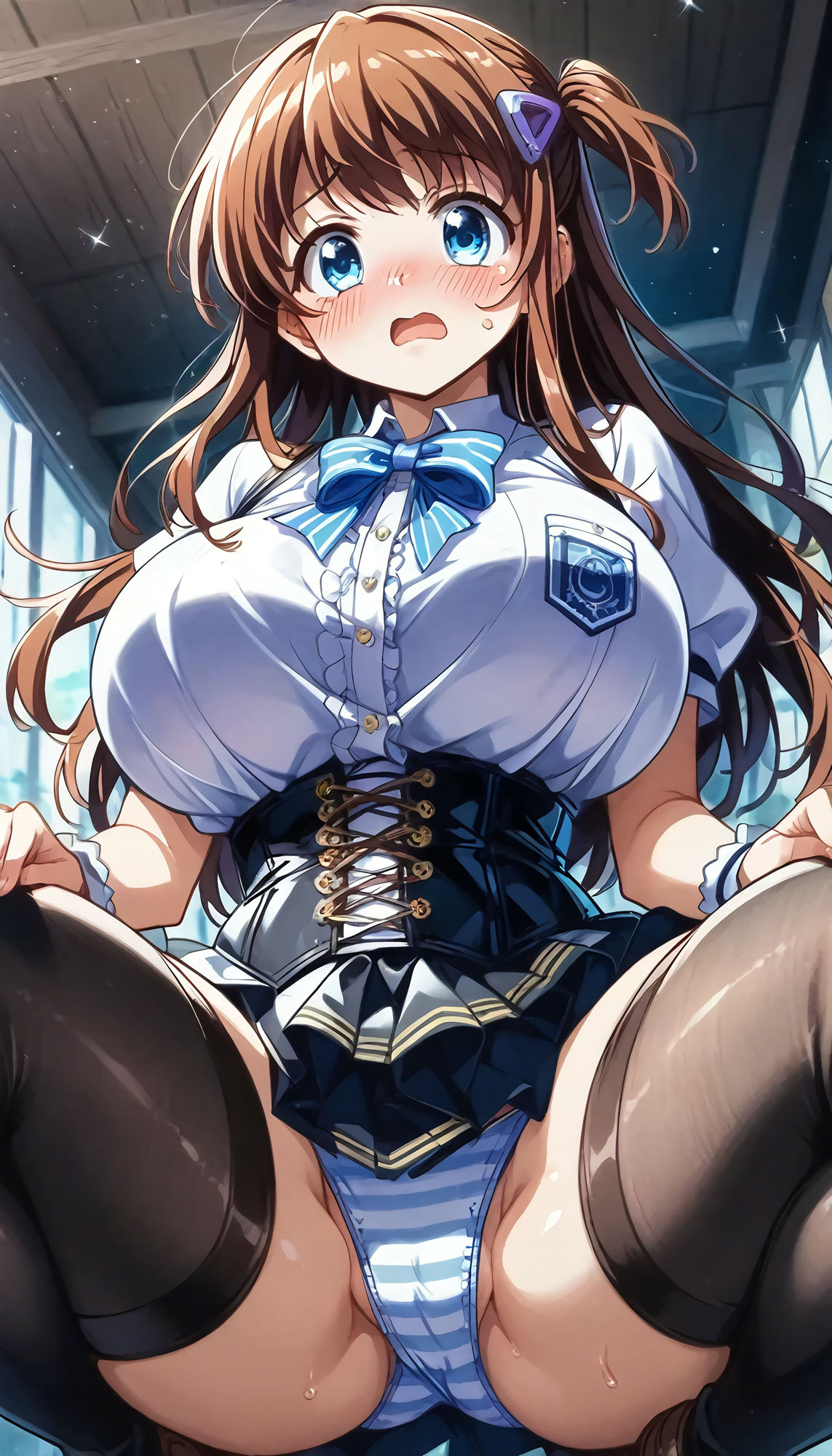 サンプル画像5:縞パン コレクションVol.4(む〜ん☆ないと) [d_476257]