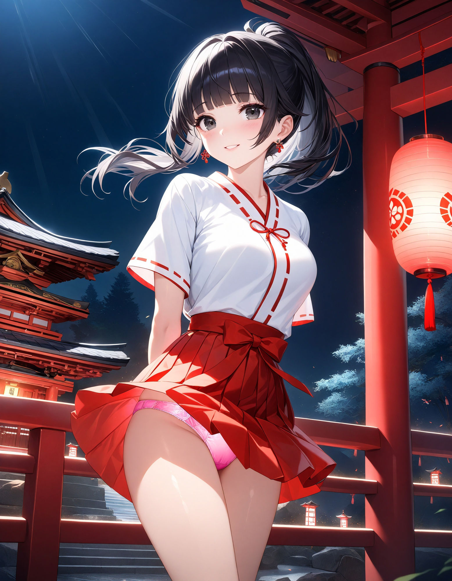 サンプル画像1:巫女の風チラ(D.P.H.) [d_476324]