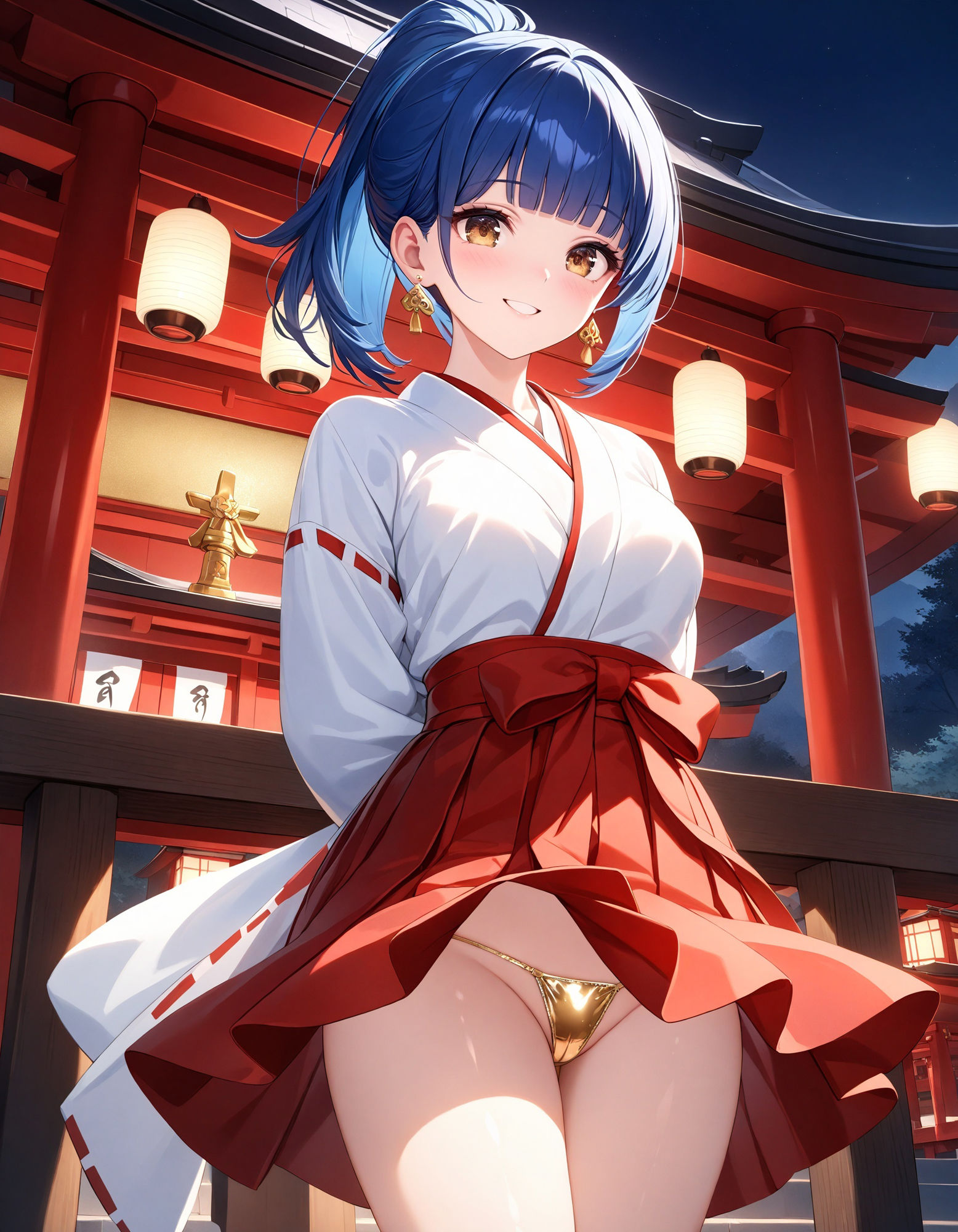 サンプル画像4:巫女の風チラ(D.P.H.) [d_476324]