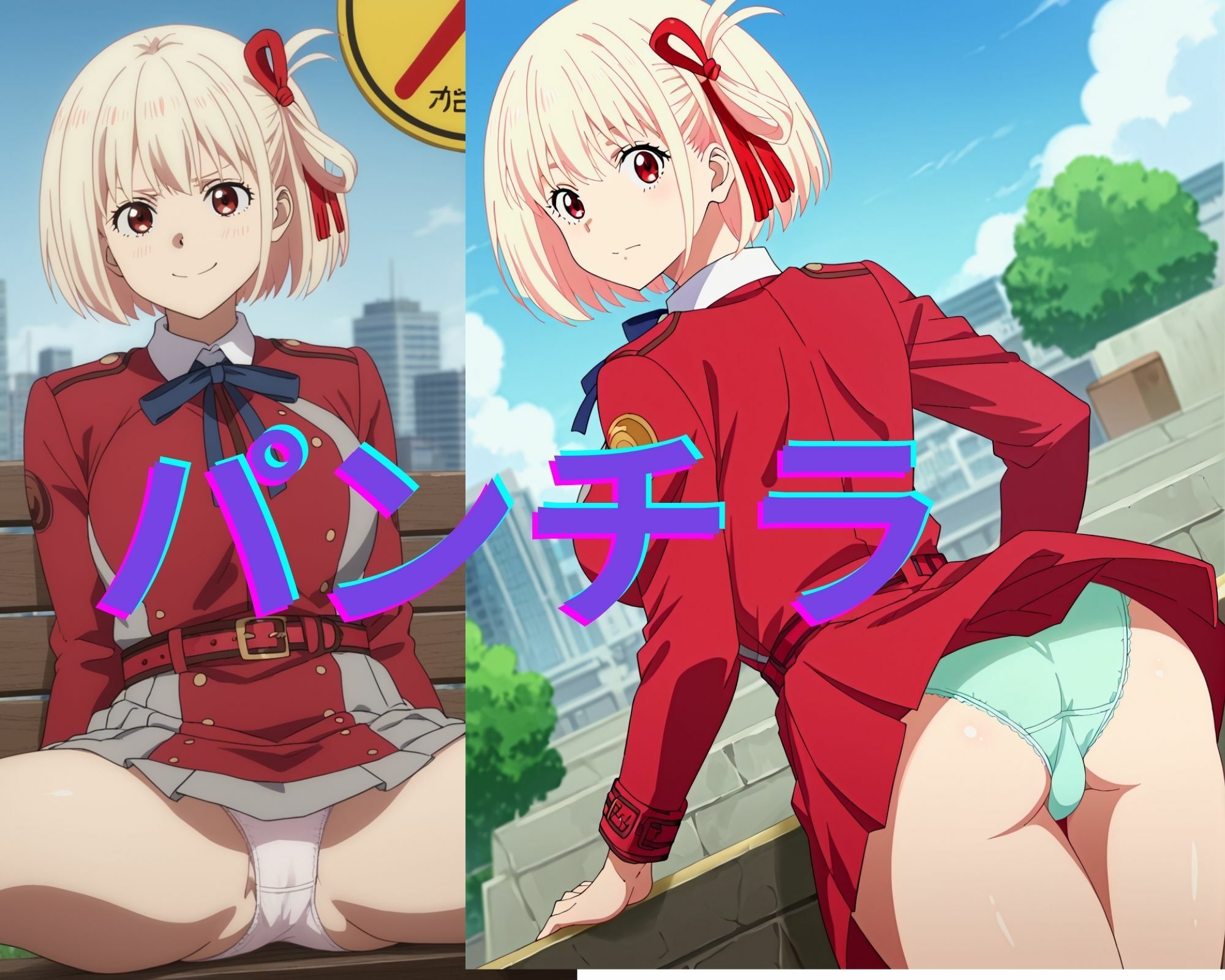 サンプル画像1:錦木 千束（リコリス・リコイル）） のパパ活 エロCGがぞうしゅう(AI@アニメ美女倶楽部) [d_476403]