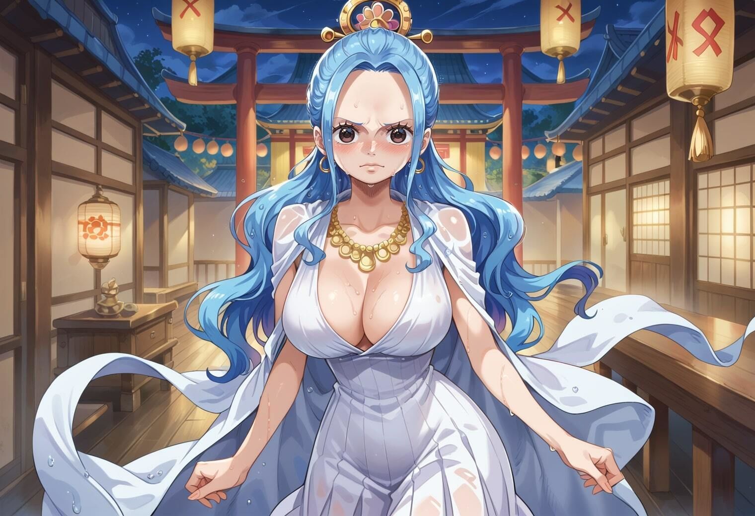 サンプル画像3:【ビ○イラストエロ画像】ワ○ピースに登場する某王女ちゃんのエッチなエロ画像集(エロココ！) [d_476436]