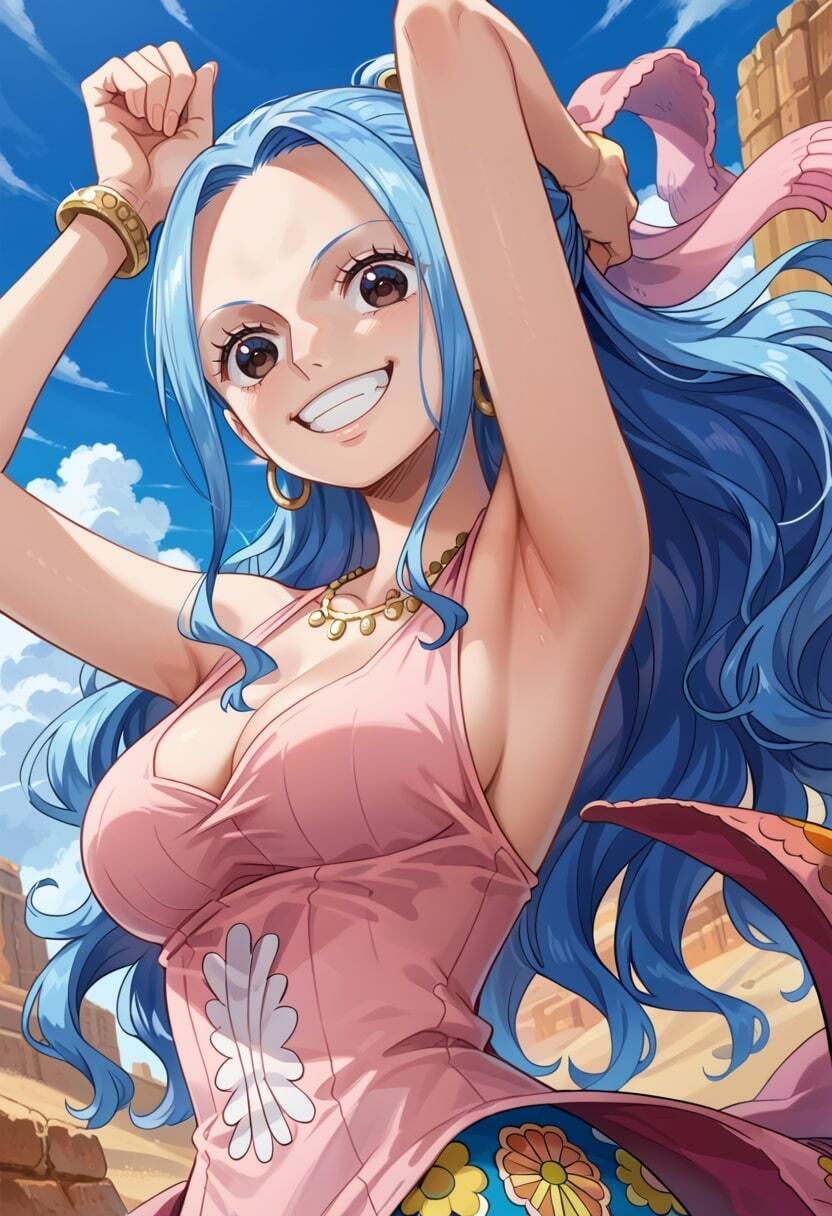 サンプル画像4:【ビ○イラストエロ画像】ワ○ピースに登場する某王女ちゃんのエッチなエロ画像集(エロココ！) [d_476436]