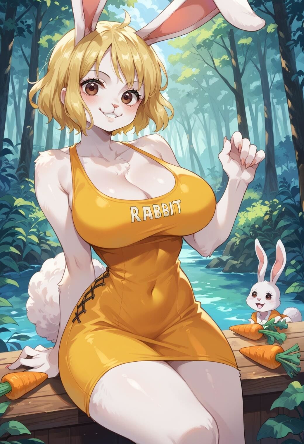 サンプル画像1:【キャ○ットイラストエロ画像】性癖を破壊するエロさ？！ワ○ピースに登場するエッチな兎ちゃんのエロ画像集(エロココ！) [d_476439]