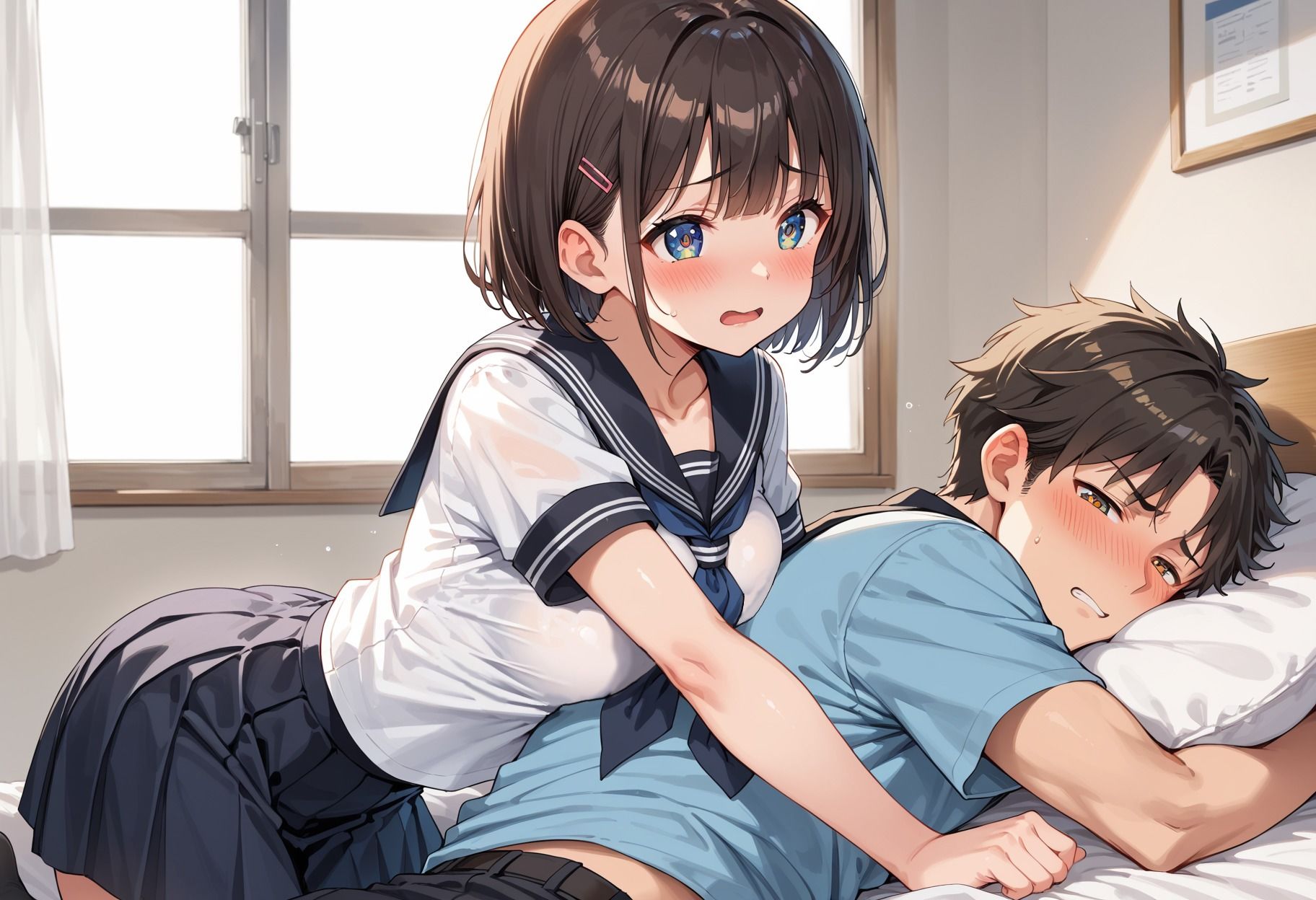 サンプル画像1:友人の妹がちんぽをおねだりしてきた件(ひつじ雲) [d_476463]