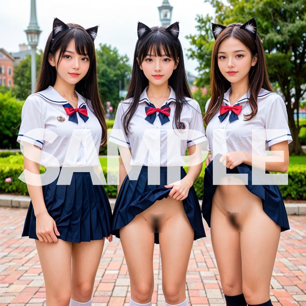 サンプル画像5:女子校生の課外学習ハーレムVol.1(実写系Project) [d_476508]