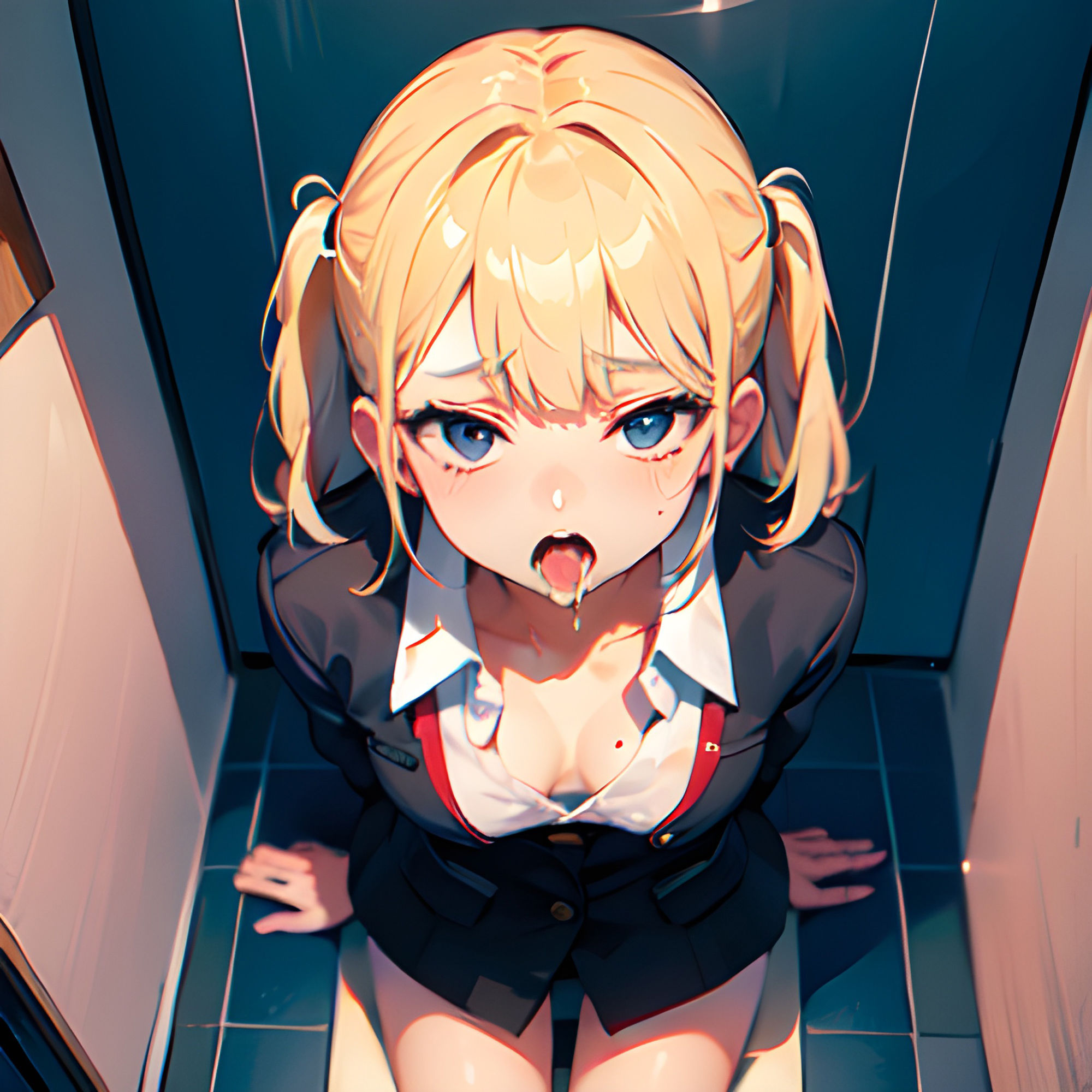 サンプル画像5:トイレのあの子  金髪美少女編(どぴゅどぴゅ) [d_476515]