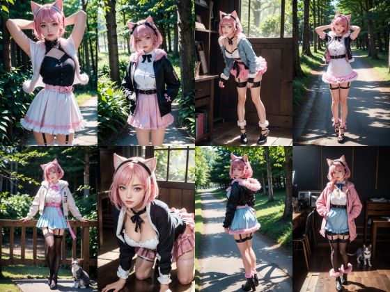 サンプル画像1:ネコミミコスプレパーティー！！CG集R18 129枚＋微エロ69枚(AiNA愛菜) [d_476523]