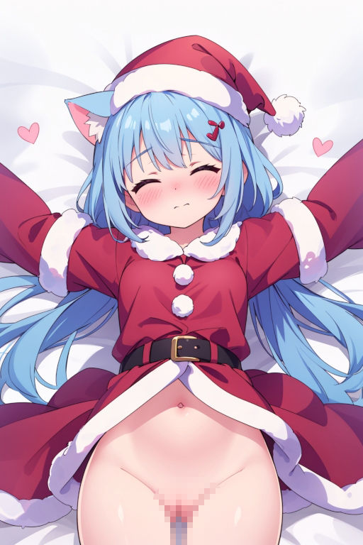 サンプル画像1:貧乳美少女画集No.034 クリスマス -ノーパン編- 65枚(愛のA工房) [d_476527]