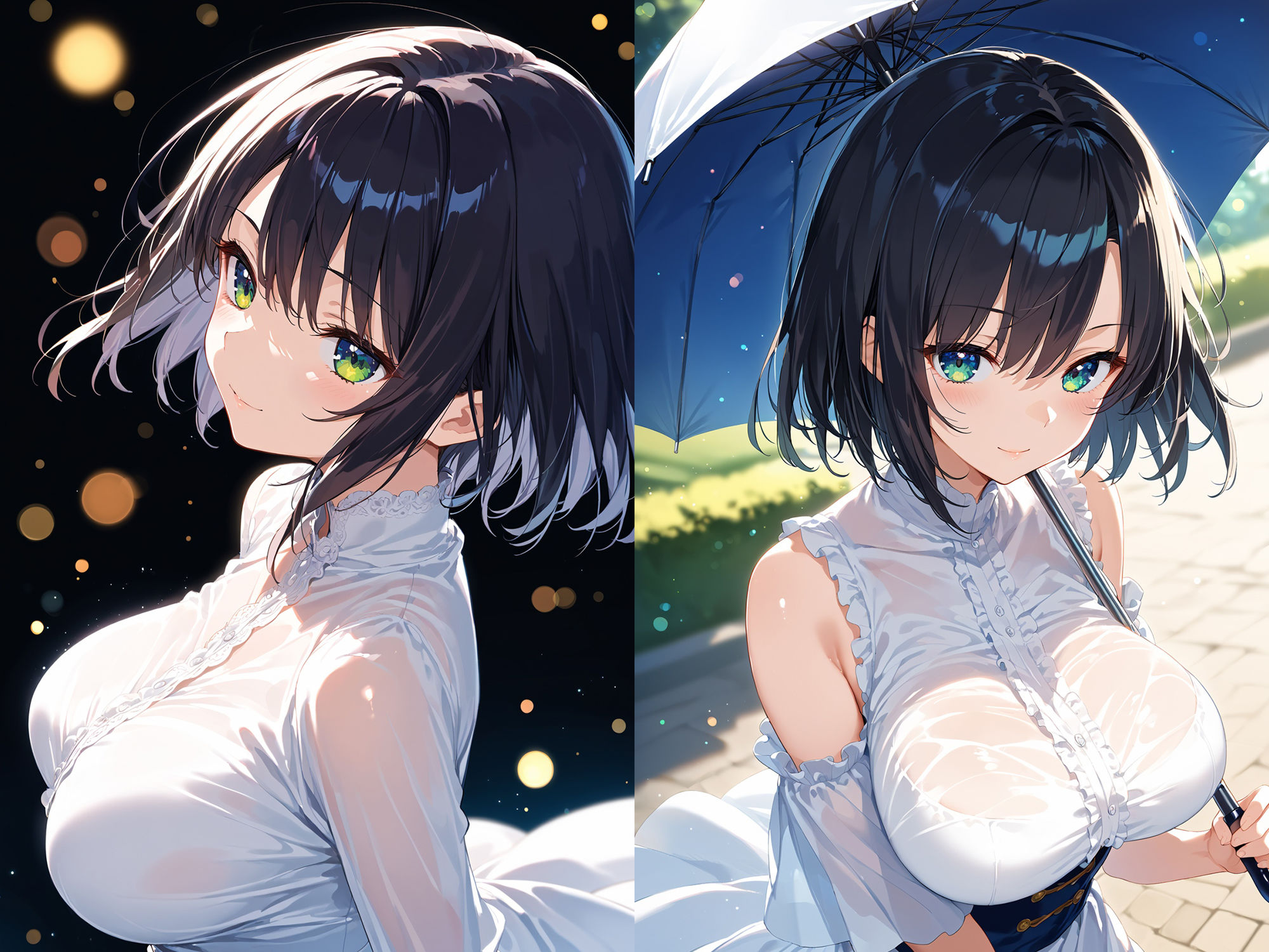 サンプル画像1:【大人の性玩具】オナニーもしたことがない巨乳黒髪清楚女子が大人のオモチャを使ったら…(夢絵織) [d_476545]