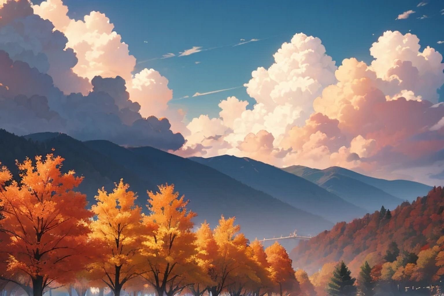 サンプル画像3:空・雲  背景素材(豊川内角) [d_476551]