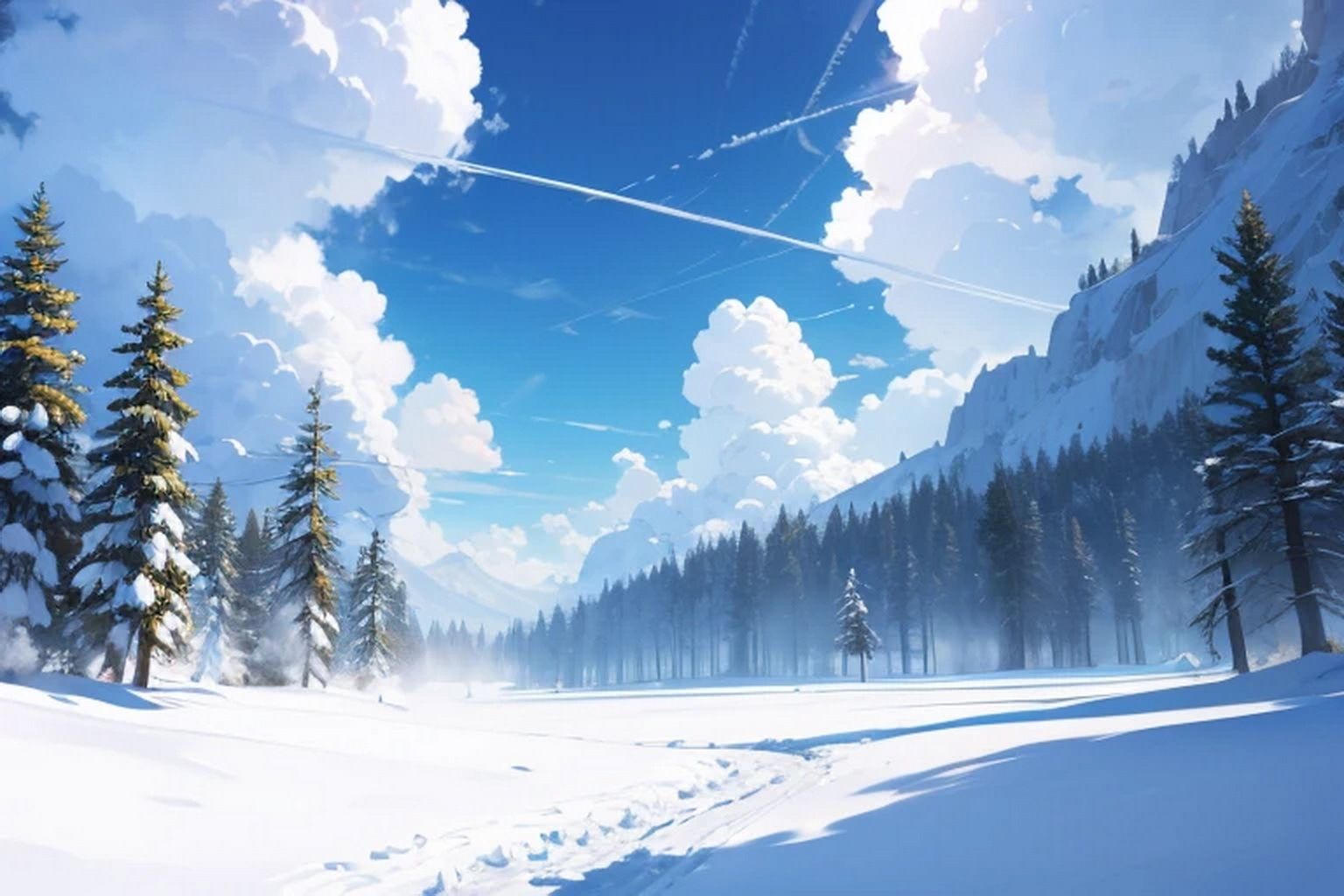 サンプル画像5:空・雲  背景素材(豊川内角) [d_476551]