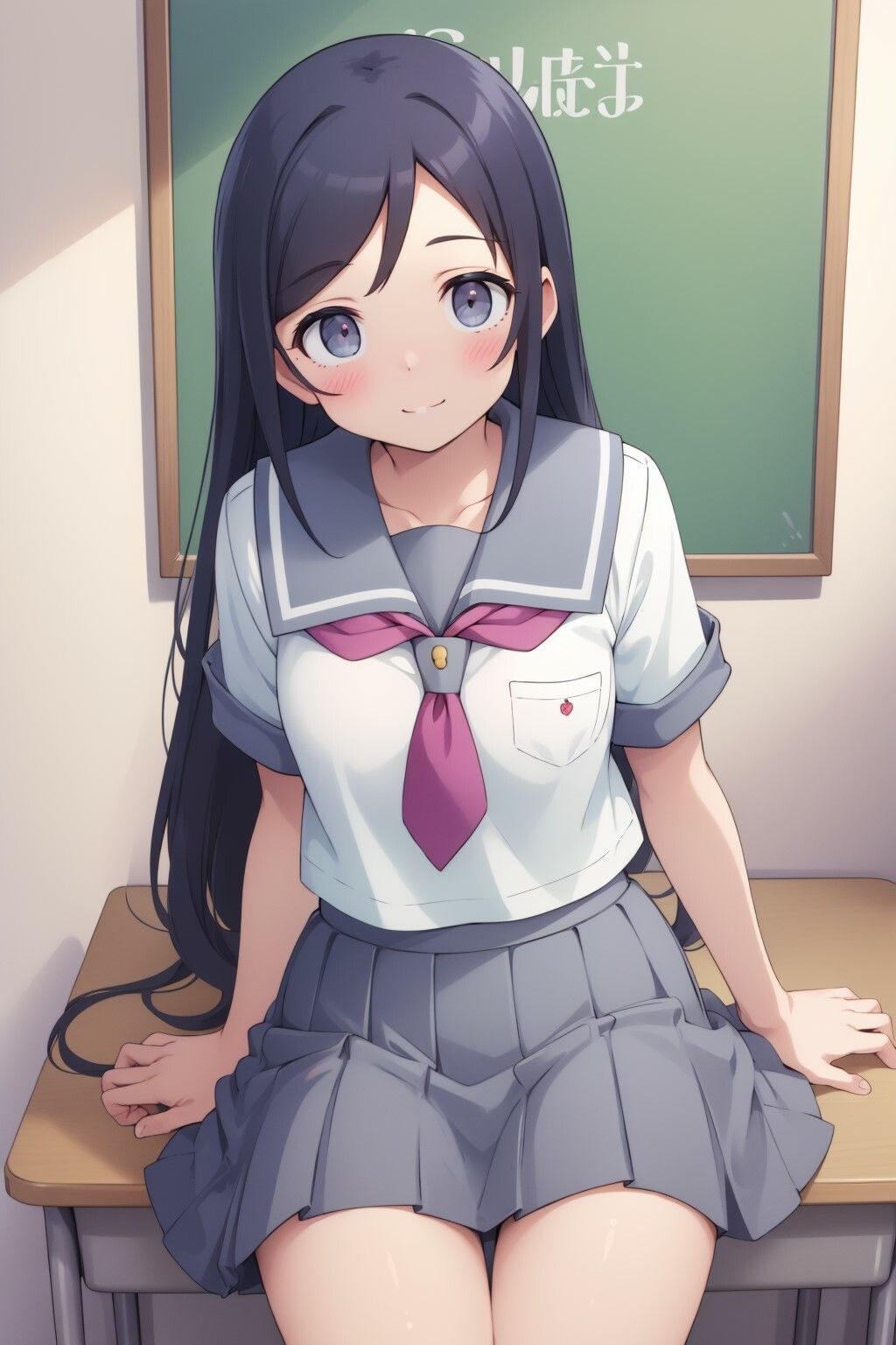 サンプル画像2:後輩たちには生えてない(無毛痴態) [d_476597]