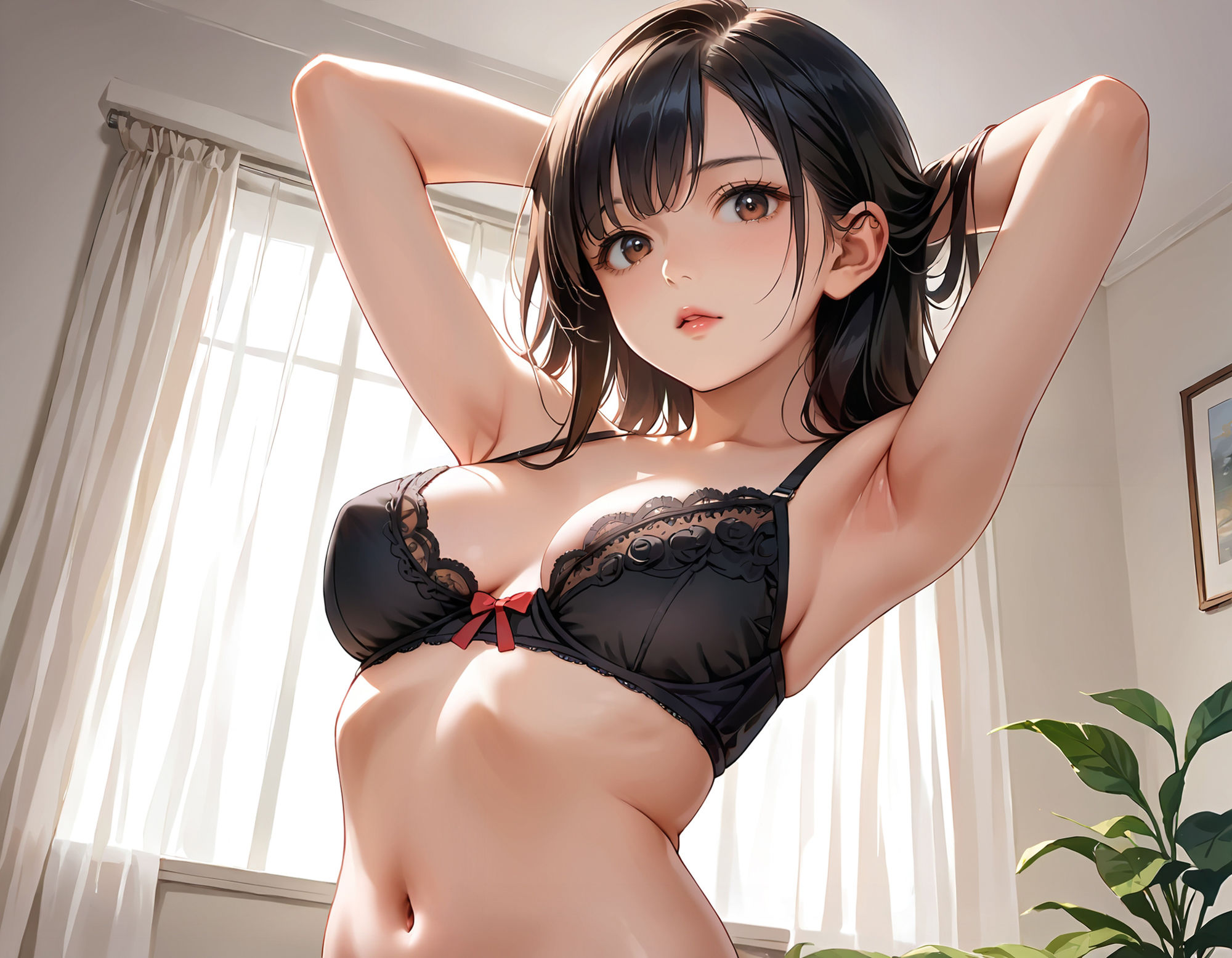 サンプル画像1:トップアイドルの秘密のセックスの夢 氷室レナ(AI Novice) [d_476600]