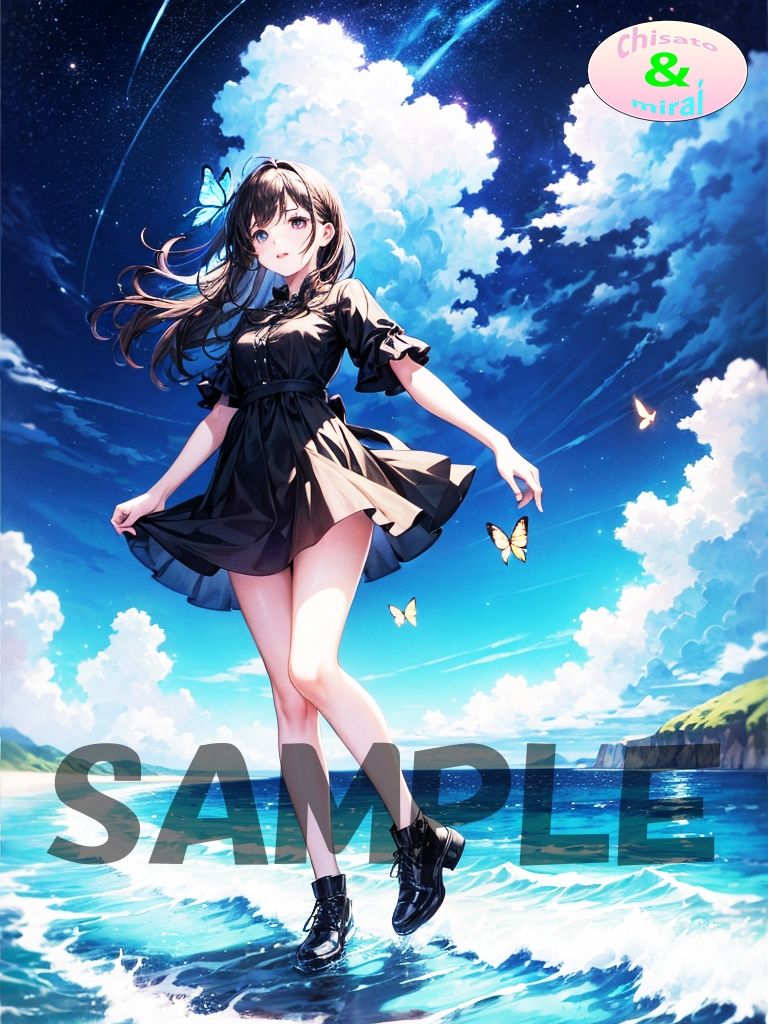 サンプル画像6:美少女イラスト詰め合わせセット(ちさみらのAv＆Ai研究所) [d_476620]