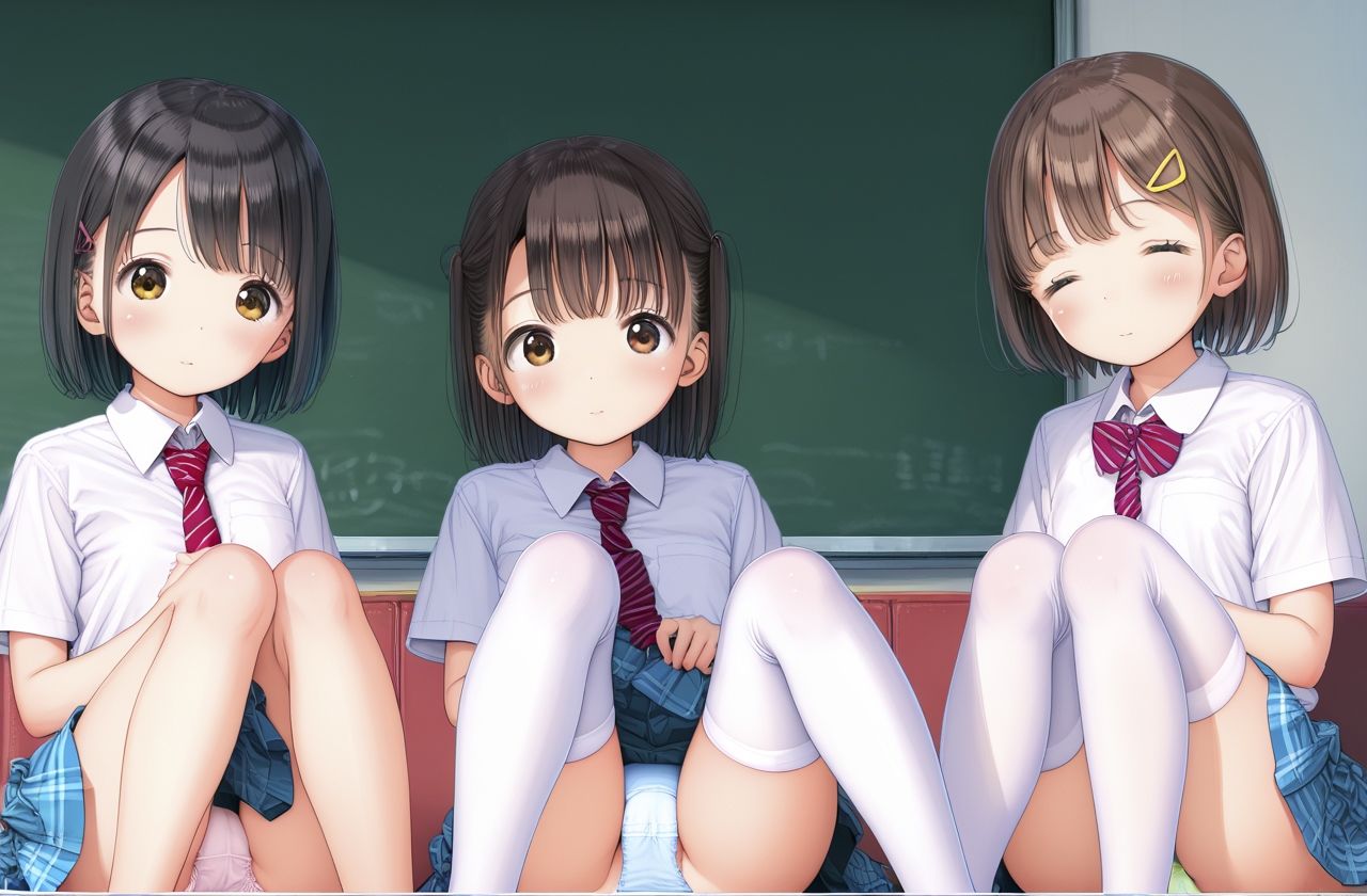 サンプル画像3:少女ハーレム ロり巨乳＆つるぺた女子勢揃い(にくだんご) [d_476752]