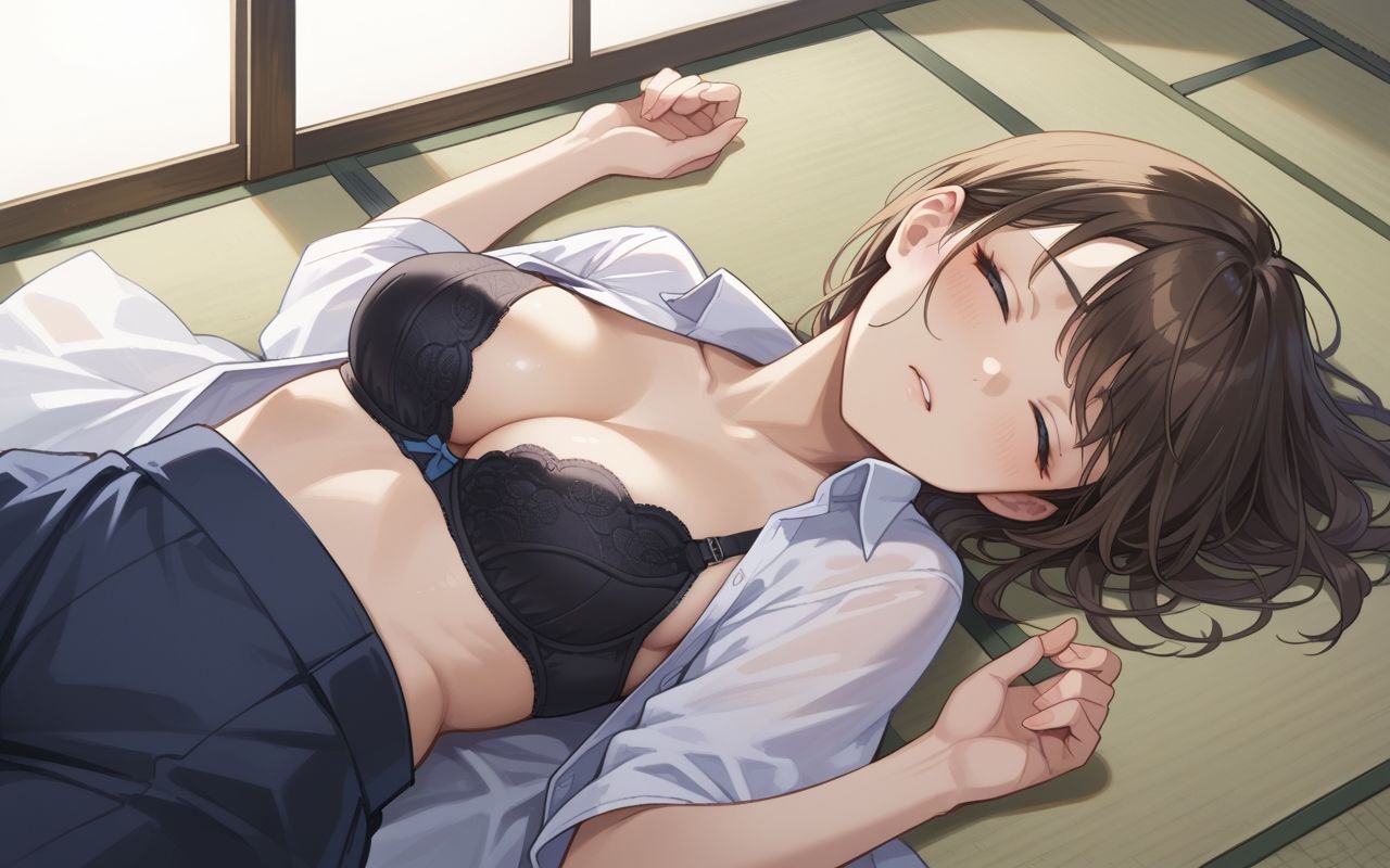 サンプル画像6:寝てる姪っ子のおっぱいが見えたから舐めてみた(にくだんご) [d_476765]