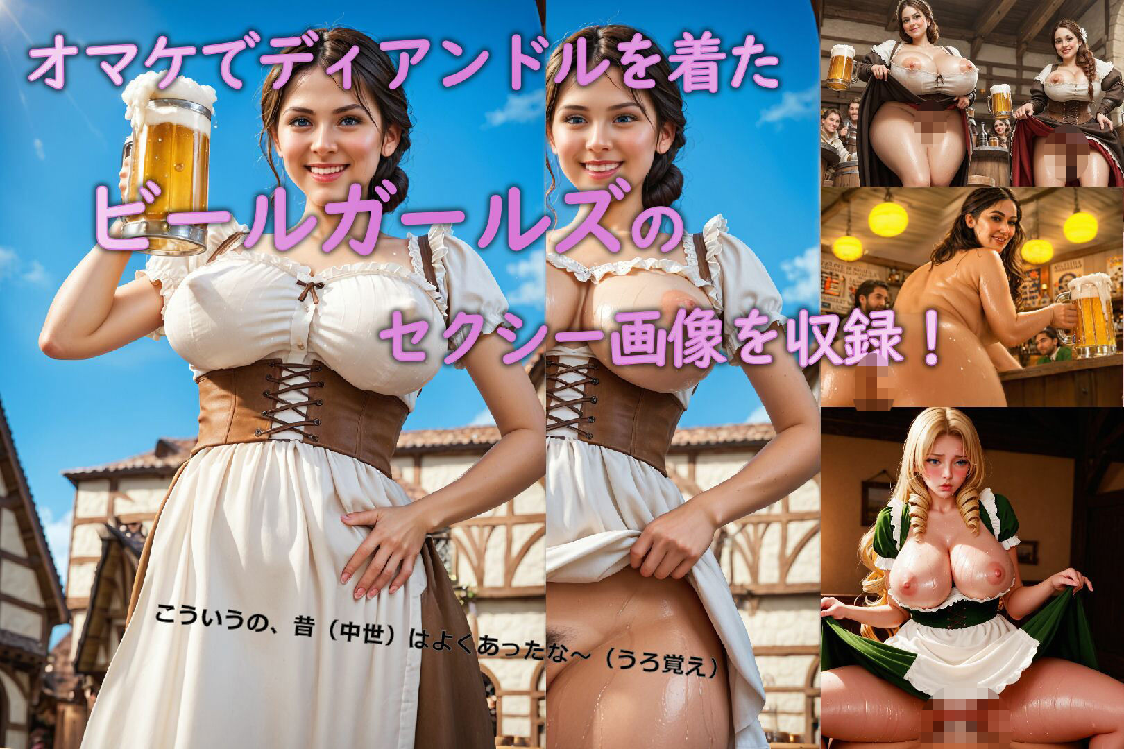 サンプル画像3:えろ過ぎ！？ビールポスター(nice niche neet) [d_476835]