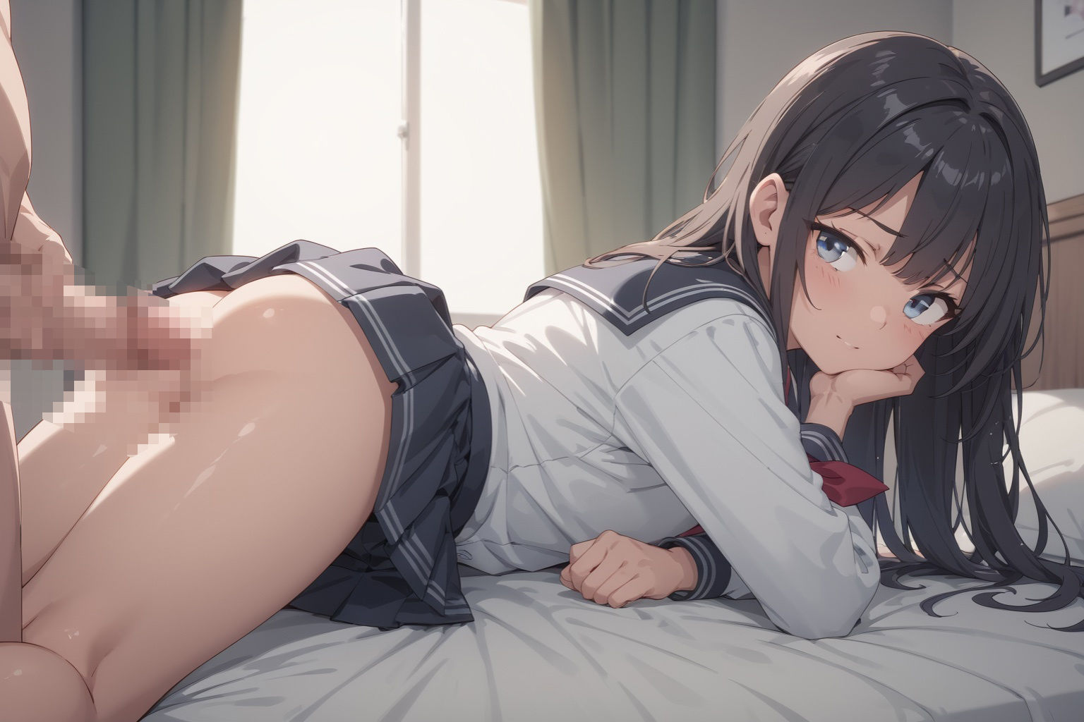 サンプル画像3:女子校生が僕の家に住み着いた！(妄想天国) [d_476874]