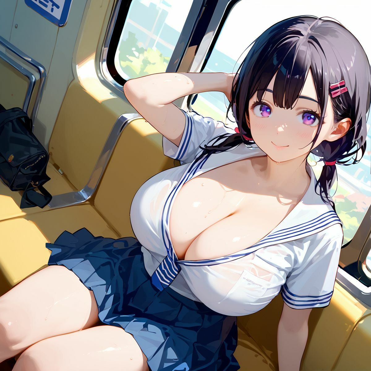 サンプル画像4:逆痴●！中出し専用JK車両02(みたらしあんこ) [d_476931]