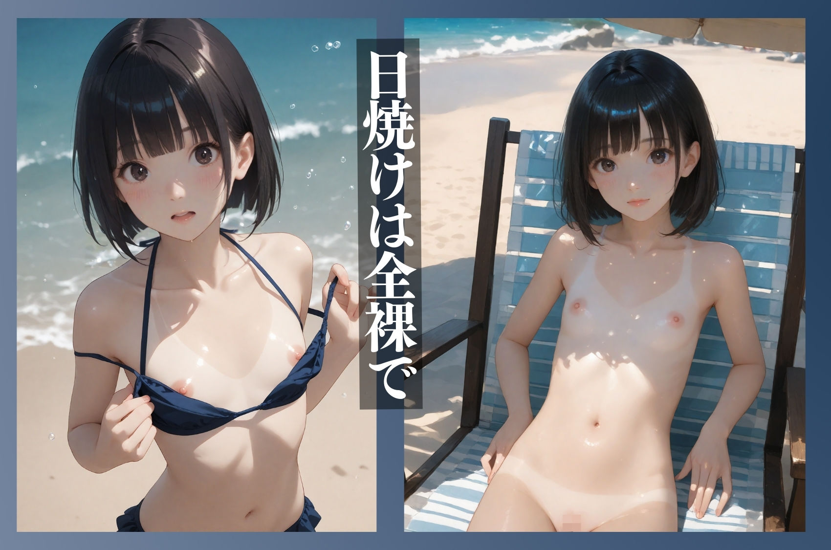 サンプル画像3:じゅ〇あ撮影会 ビーチ編(半熟チェリーパイ) [d_476968]