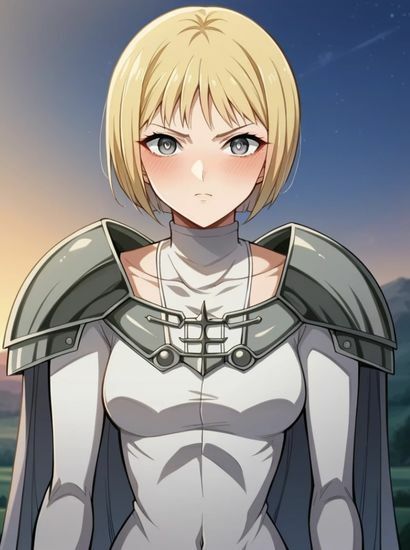 サンプル画像1:クレイモアのクレアから送られてきた自撮り写真(自撮りサークル  イカスミ工房) [d_477011]