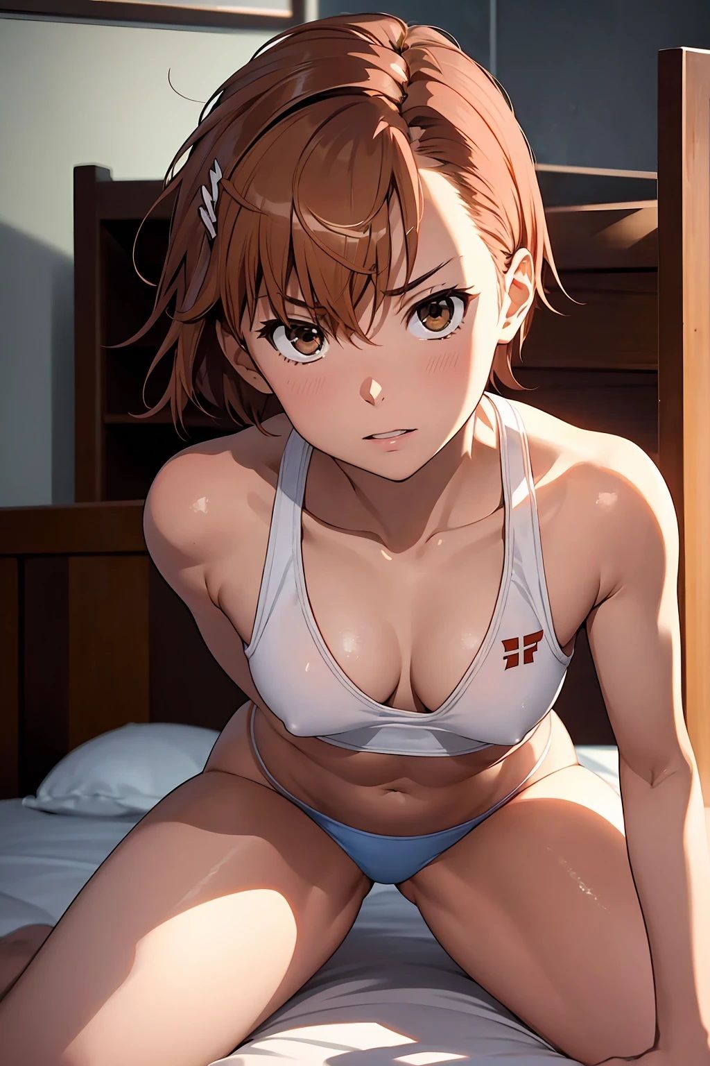 サンプル画像2:御坂〇琴  スポブラとビキニっぽい（77枚）(ひぐまアート) [d_477022]