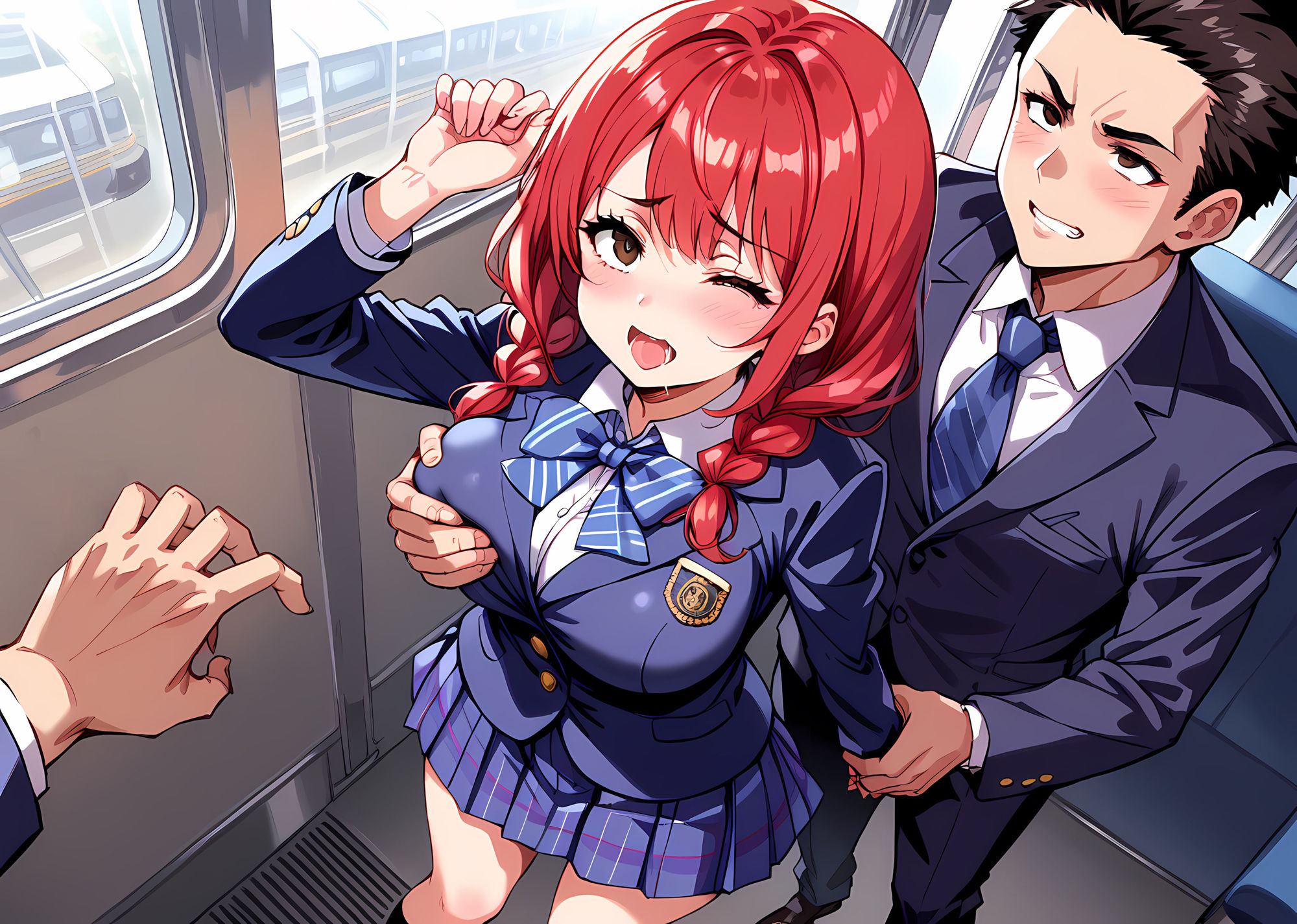サンプル画像1:痴◯電車で淫乱通学(Digi  Girls  Club) [d_477159]