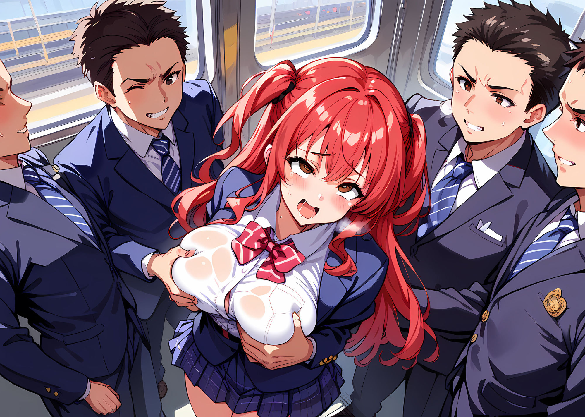 サンプル画像2:痴◯電車で淫乱通学(Digi  Girls  Club) [d_477159]
