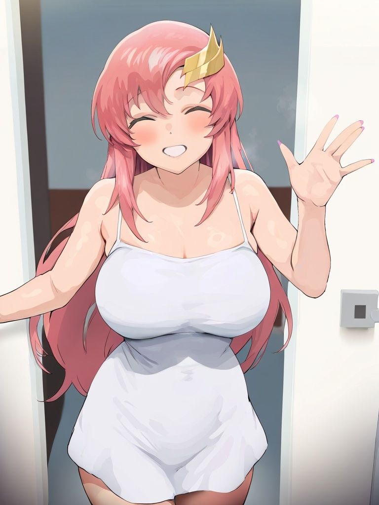 サンプル画像2:【種付けセックス】ナチュラルおじさんに寝取られるラクス・◯ライン様(雷門AIショップ) [d_477187]