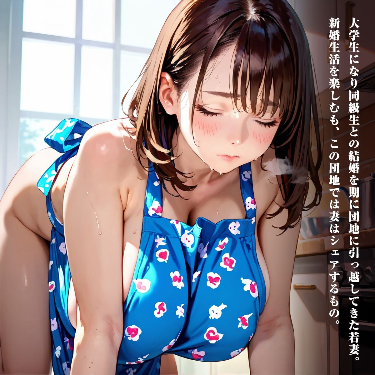 サンプル画像1:【美麗300枚】大学生若妻が快楽落ち！団地シェアまんこができるまで  part2(えちえちこばん) [d_477190]