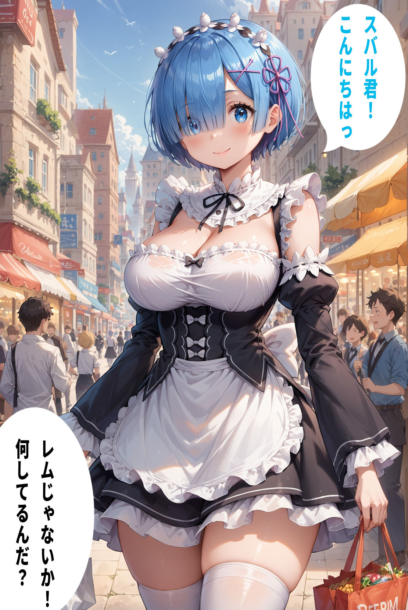 サンプル画像1:Re:ゼロから始めるドスケベ生活 レム編(コロッケ) [d_477201]