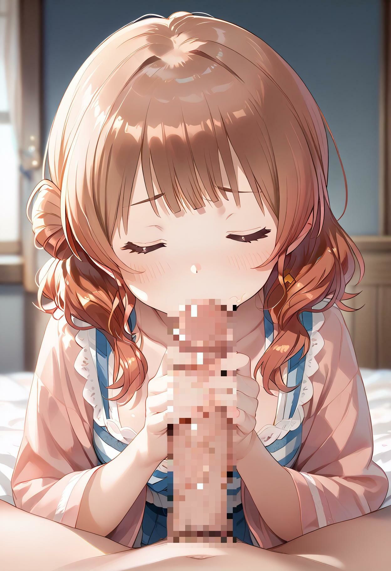 サンプル画像4:アイドルのフェラチオくわえて吸って舐めて(AI_Pussy) [d_477246]