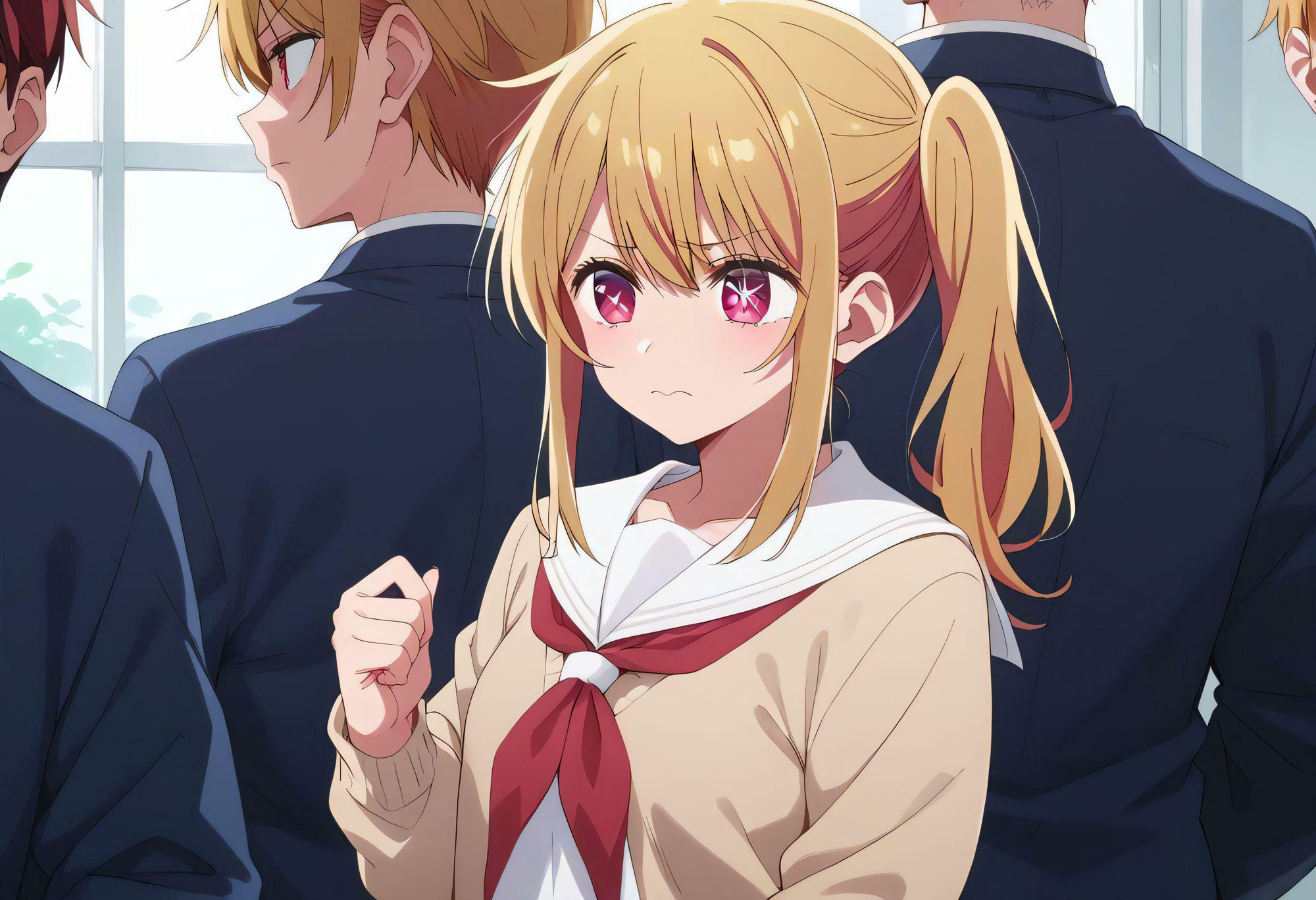 サンプル画像1:アイドルの中身(虹色筆) [d_477314]