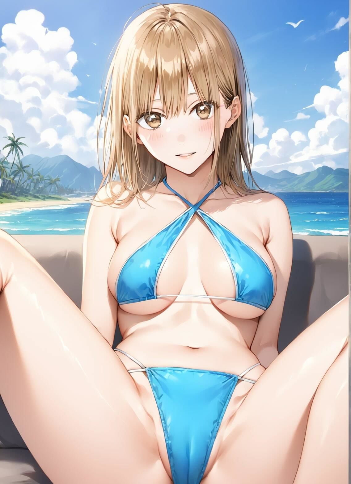 サンプル画像1:「アオのハコ」鹿野千夏セクシー写真集2（481枚）(人の海) [d_477330]