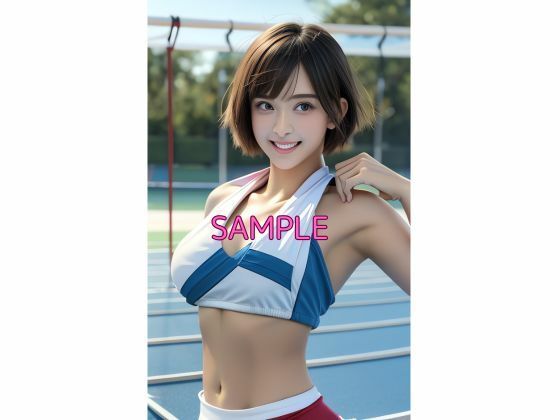 サンプル画像5:陸上女子！巨乳が揺れる練習を激写！(激カワ専科) [d_477334]